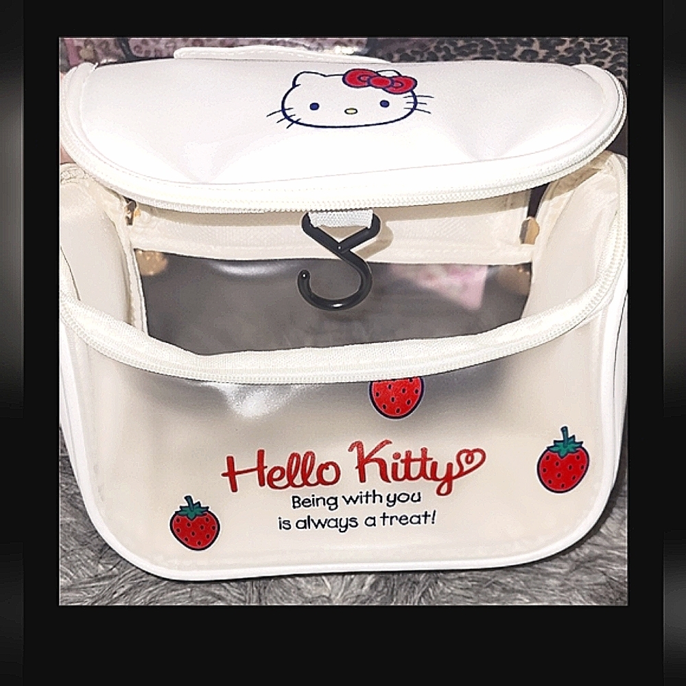 Hello Kitty Makeup/Storage Organizer Official Sanrio*New w/Tags* FreeShipping!